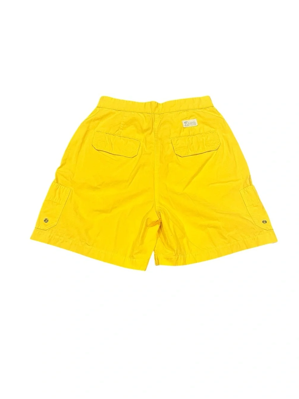 Ralph Lauren Sunshine Yellow High Rise Bermuda Highlight Cargo Shorts 4